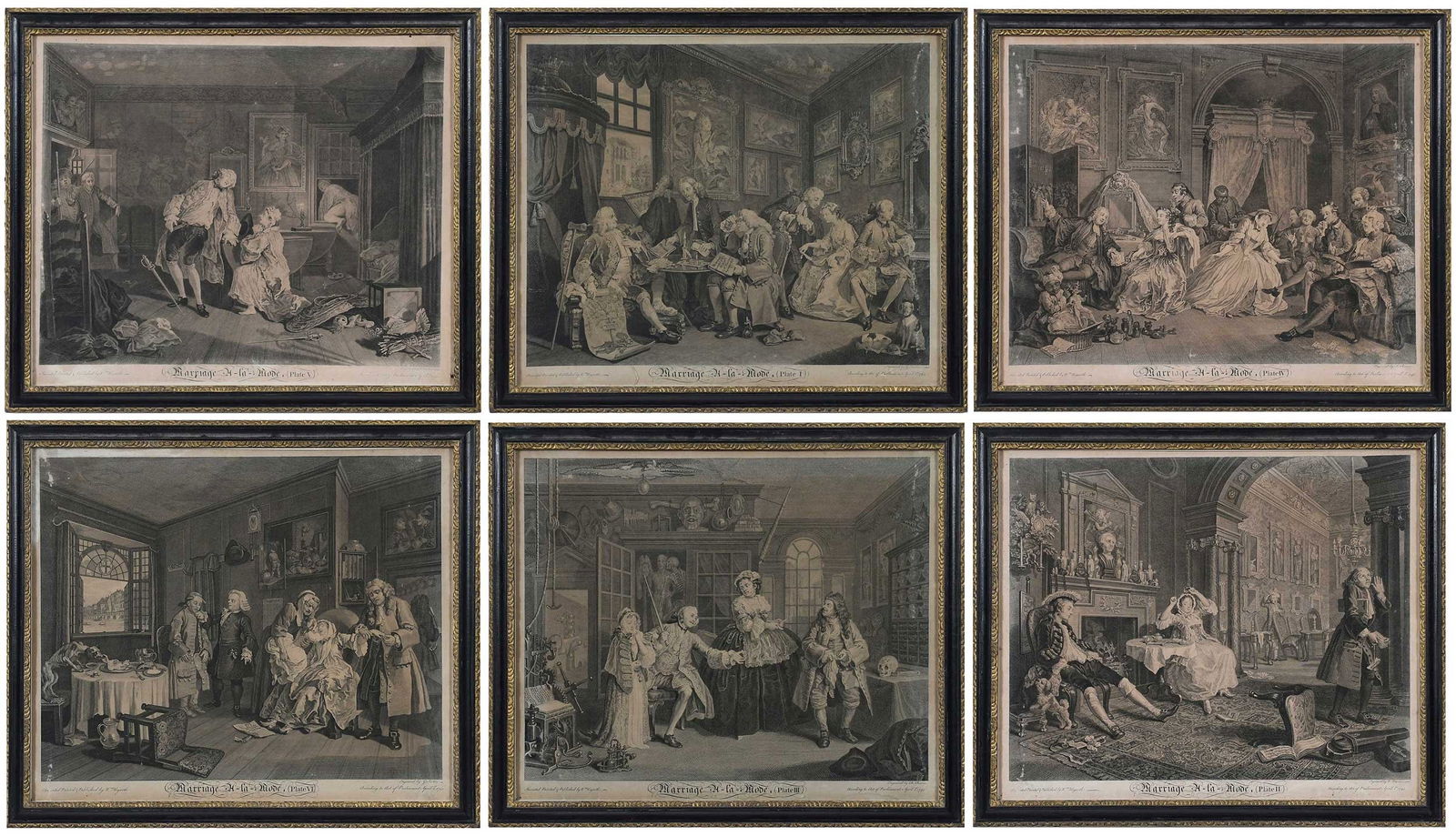 William Hogarth, Marriage la mode (1 of 20)