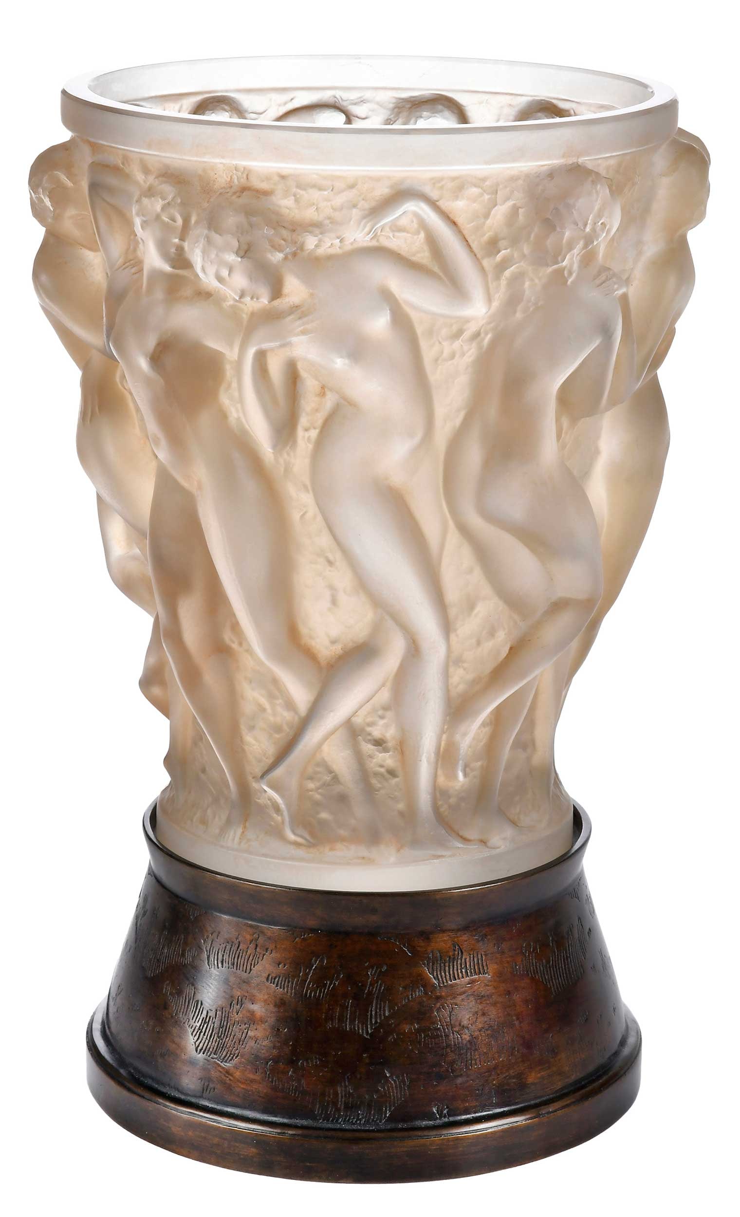 Rene Lalique 'Bacchantes' Glass Table Lamp (1 of 17)
