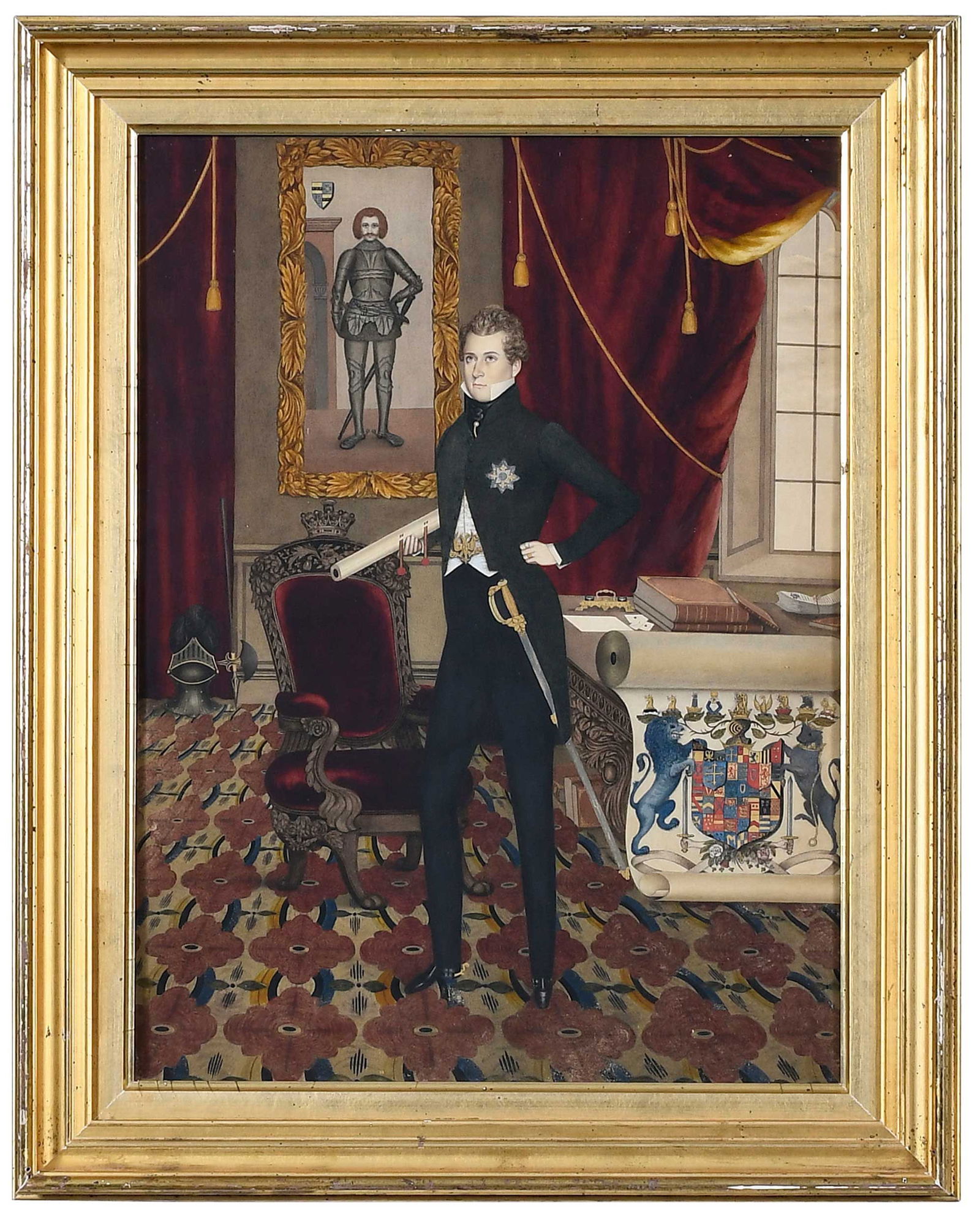 Fine British School Portrait, Peter Tillou Provenance (1 of 11)