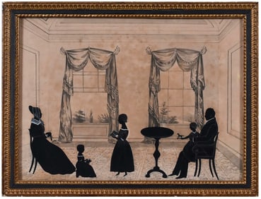 Samuel Metford, Interior with Silhouettes