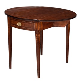 Fine Federal Inlaid Mahogany Pembroke Table