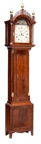 Simon Willard Attributed Massachusetts Federal Rocking Ship Tall Case Clock