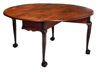 Large New York Chippendale Mahogany Dining Table