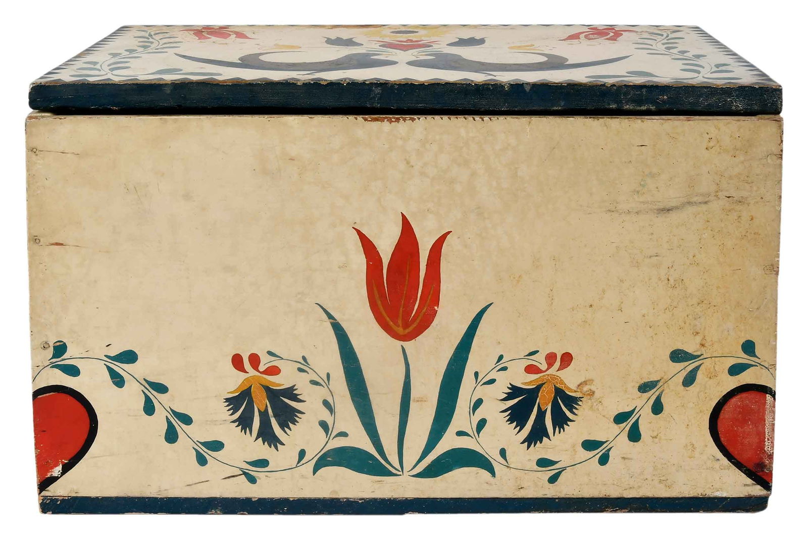 David Y. Ellinger Attributed Paint Decorated Box (1 of 9)