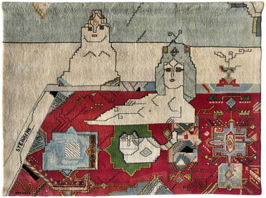 Saul Steinberg Rug Tapestry