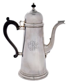 Sterling Lighthouse Form Coffee Pot