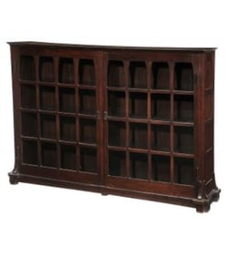 Rare Gustav Stickley Arts and Crafts Cathedral Bookcase