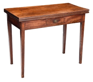 Federal Inlaid Mahogany Games Table in Old Surface