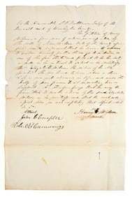 1862 Petition: Free Man of Color to Enslave Himself