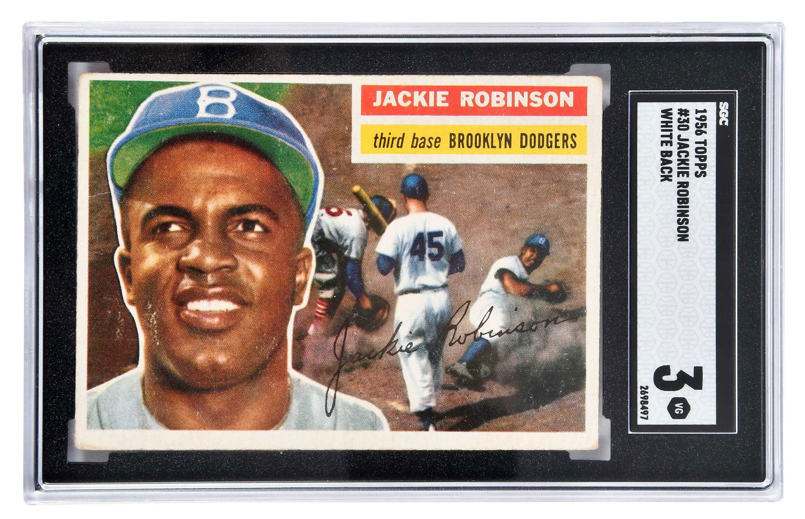 1956 Topps Jackie Robinson Card (1 of 4)