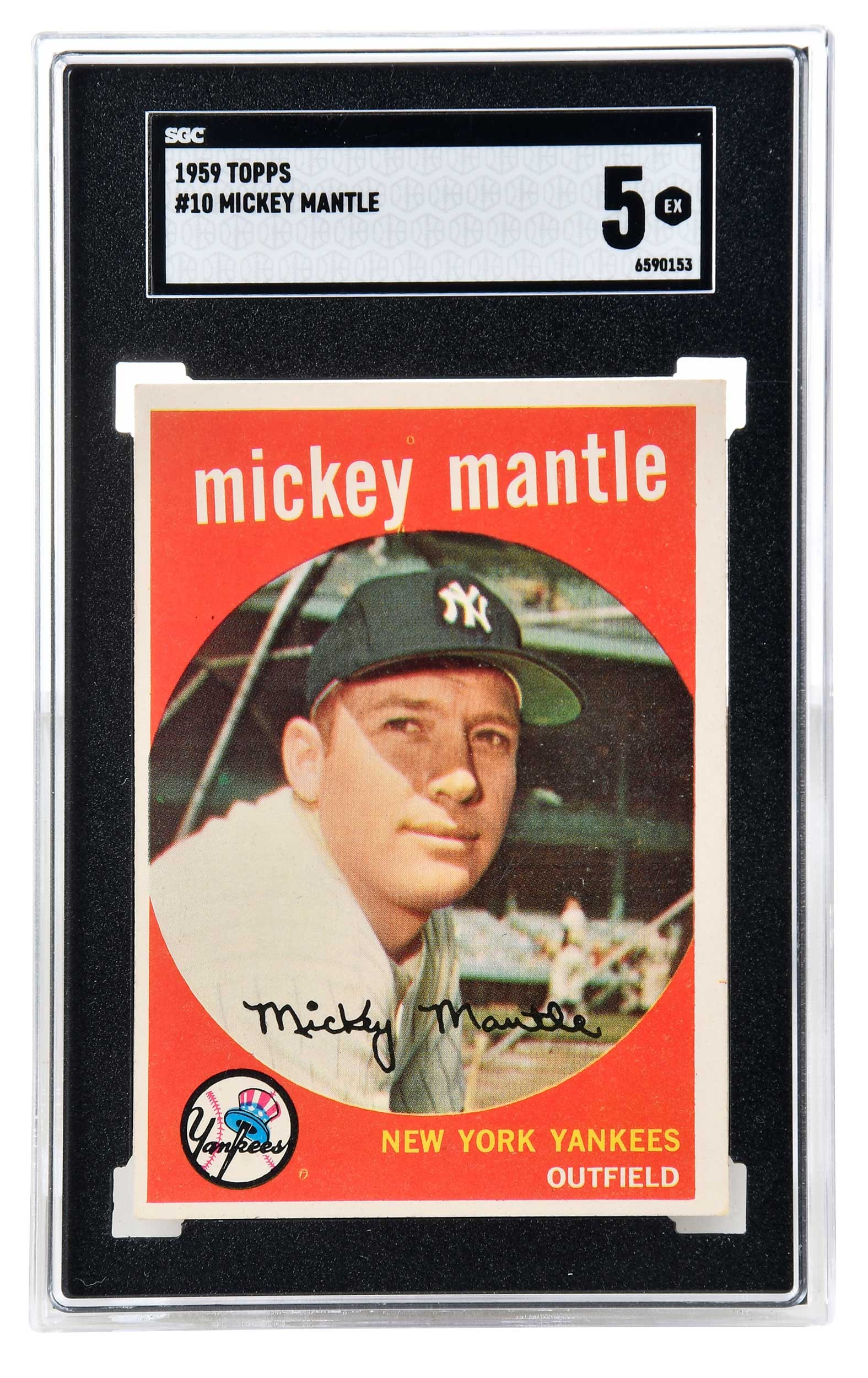 1959 Topps Mickey Mantle Card (1 of 3)