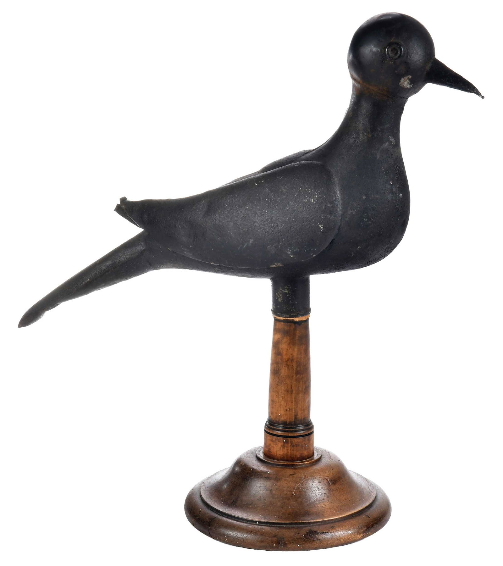 Painted Tin Full Body Pigeon Weathervane (1 of 7)