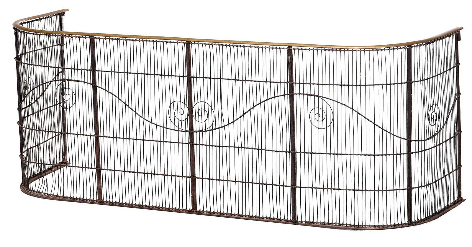 Brass and Steel Fire Screen (1 of 6)