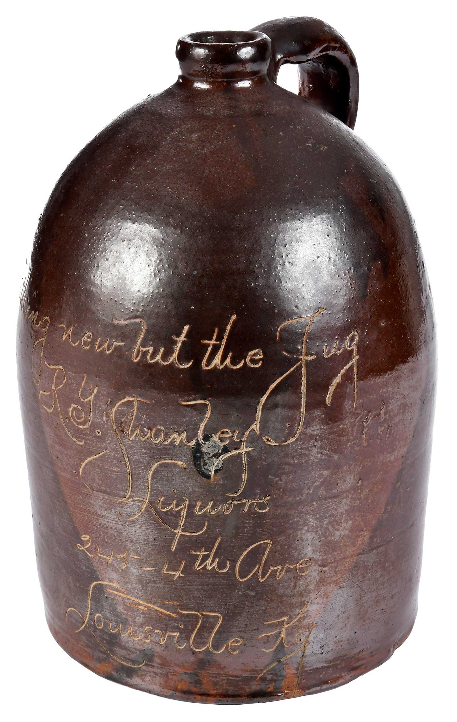 Louisville Kentucky R.Y. Shanley Stoneware Jug (1 of 8)