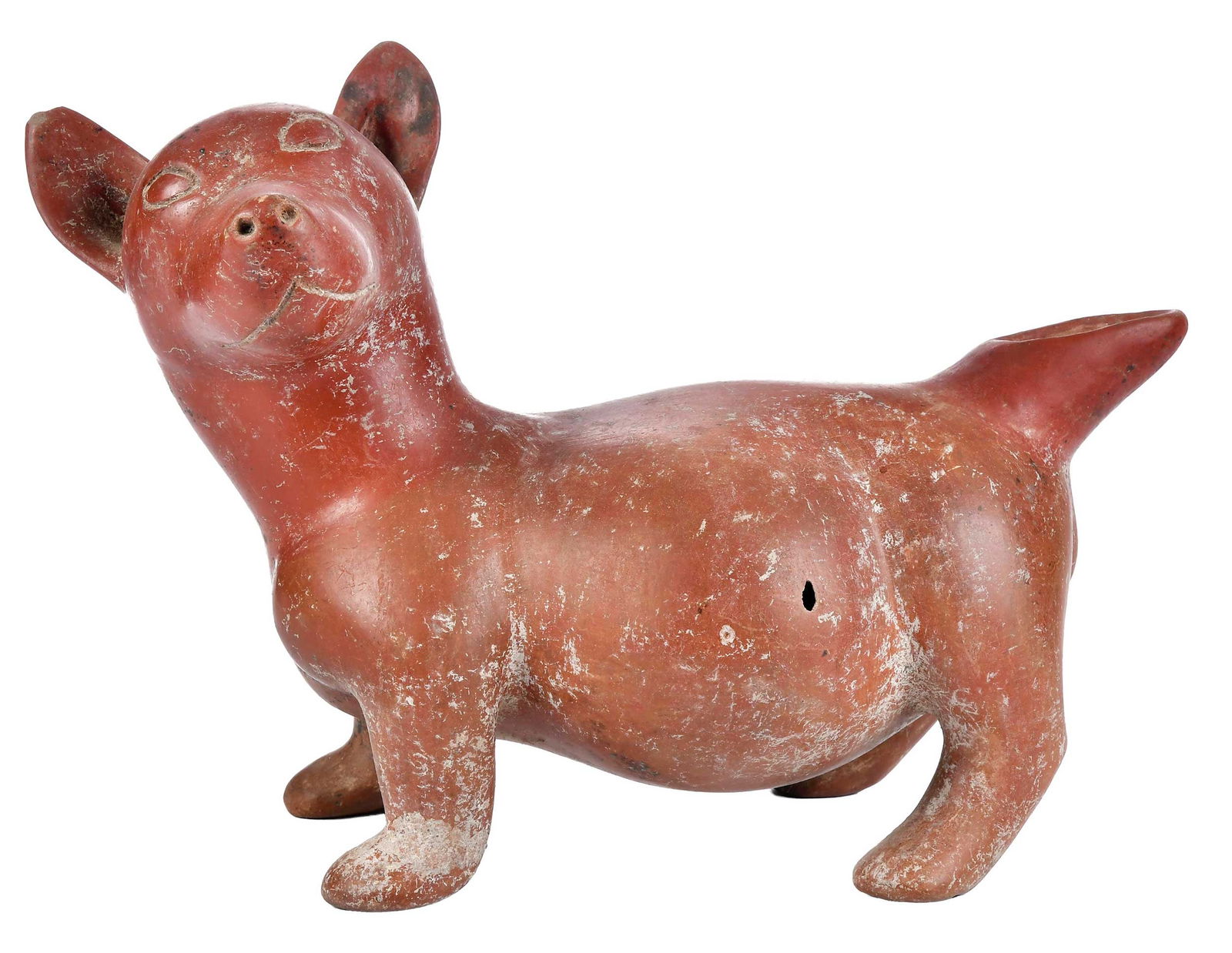 Colima or Style Redware Dog Funerary Vessel, Helena Rubinstein Collection (1 of 8)