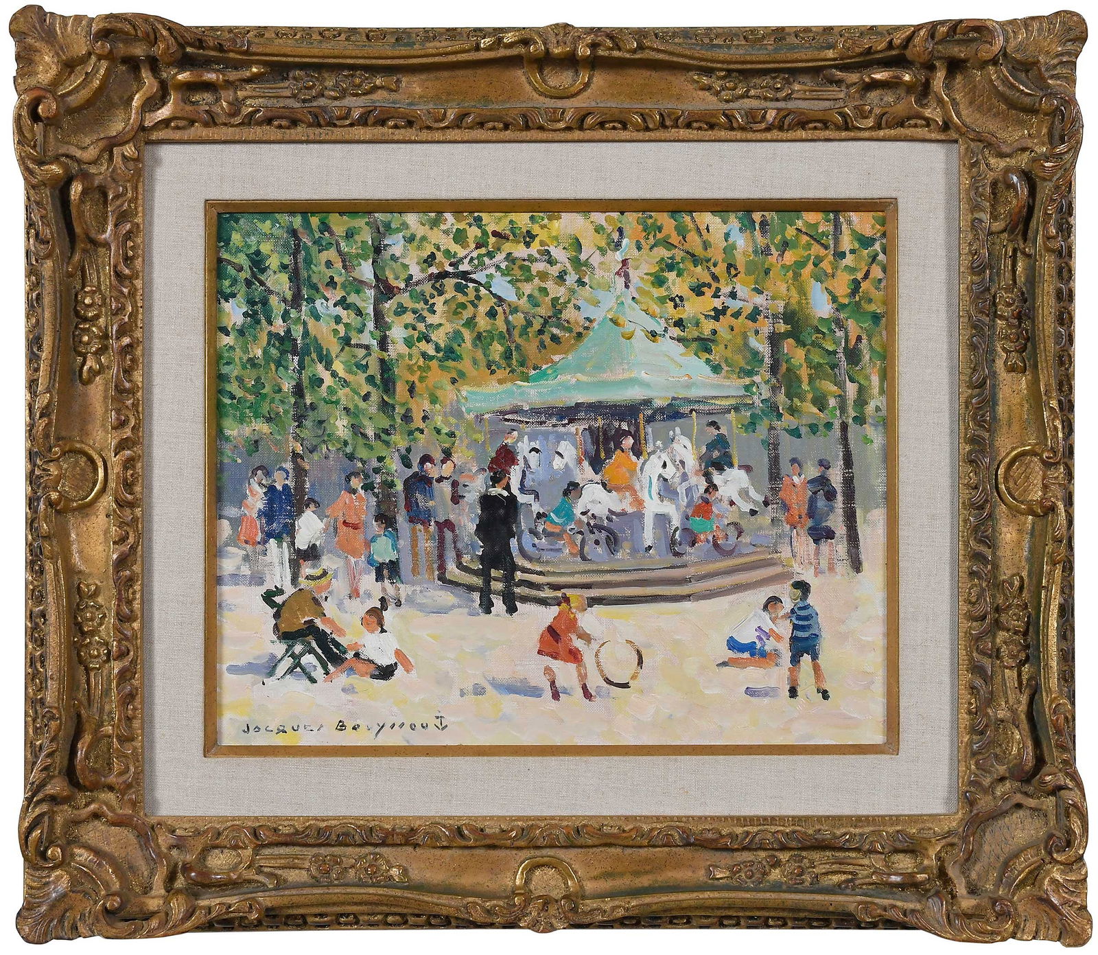 Jacques Bouyssou, Carousel Painting (1 of 9)