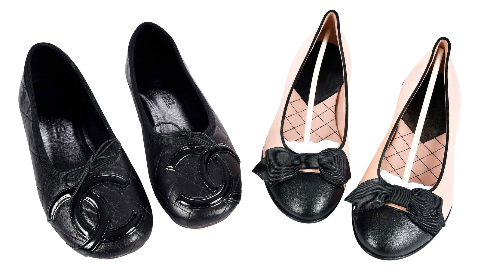 Two Pairs of Chanel Ballet Flats (1 of 8)