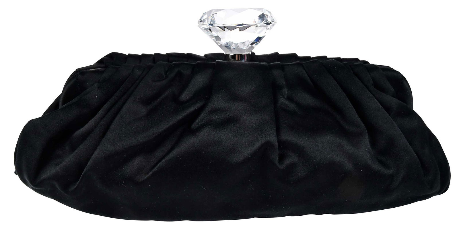 Chanel Black Silk Jewel Top Clutch (1 of 7)