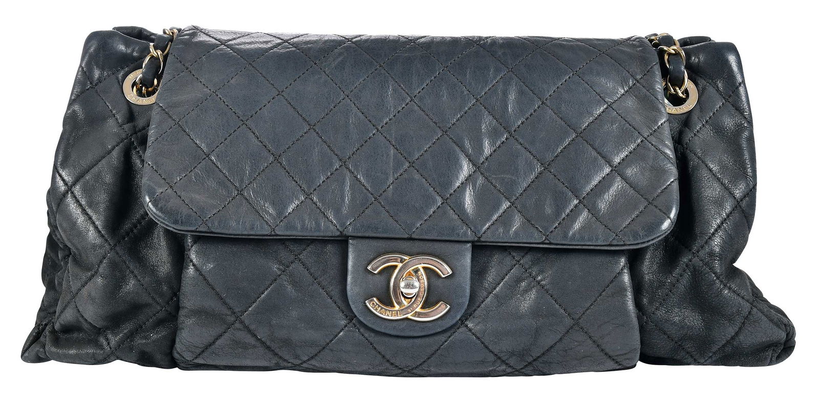 Chanel Quilted Lambskin Coco Pleats Flap Bag (1 of 9)
