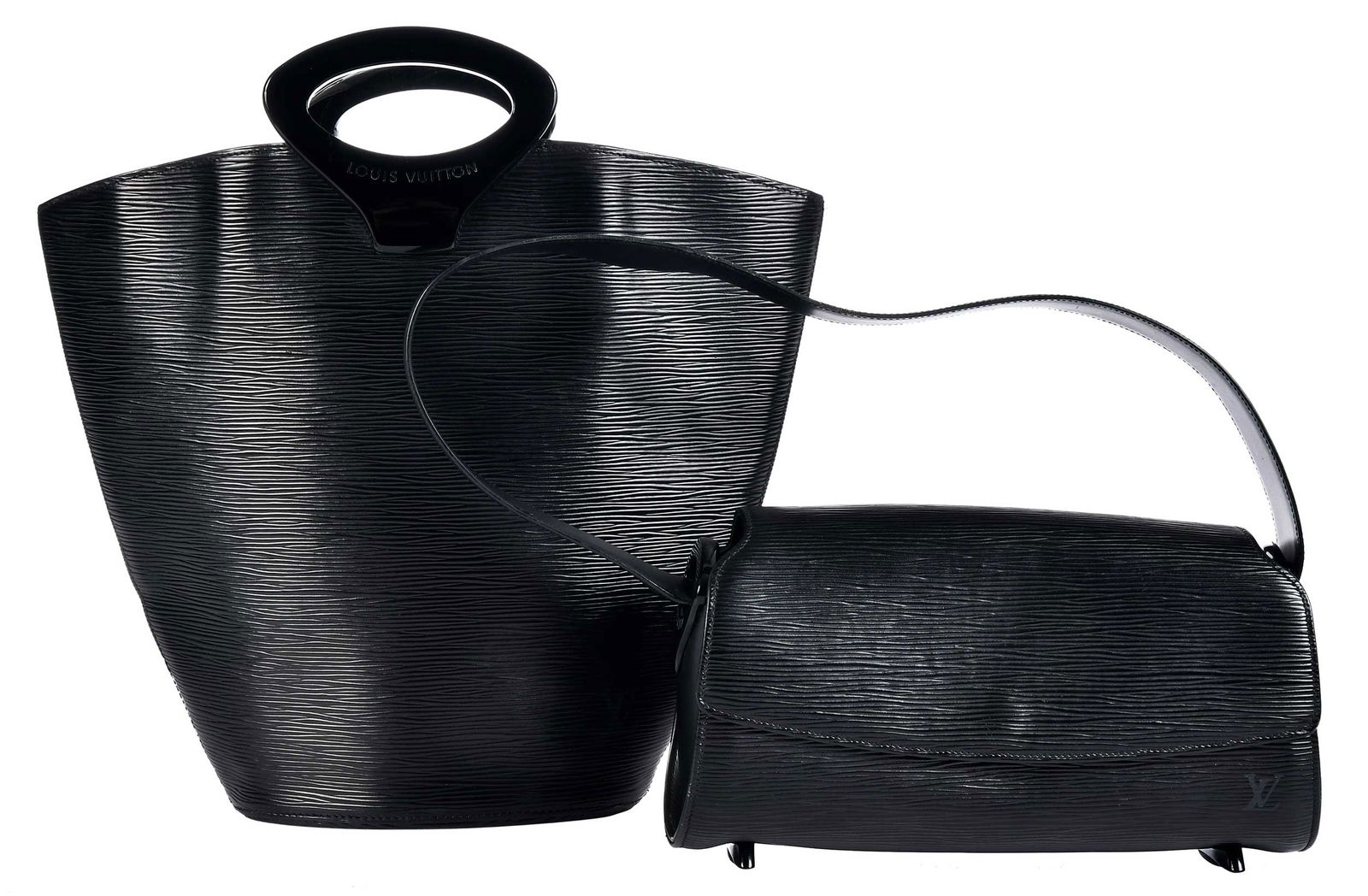 Two Louis Vuitton Epi Leather Handbags, Nocturne and Noctambule (1 of 12)