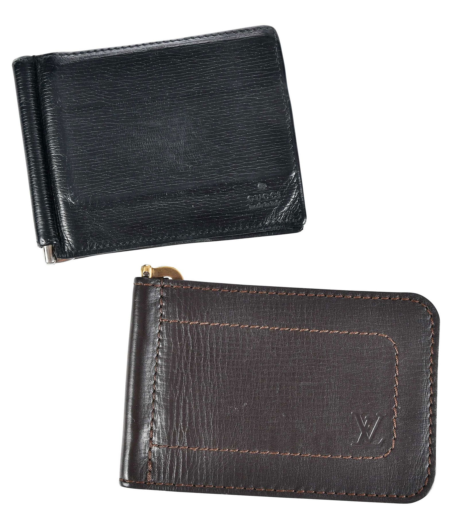 Two Men's Wallets, Gucci and Louis Vuitton (1 of 6)