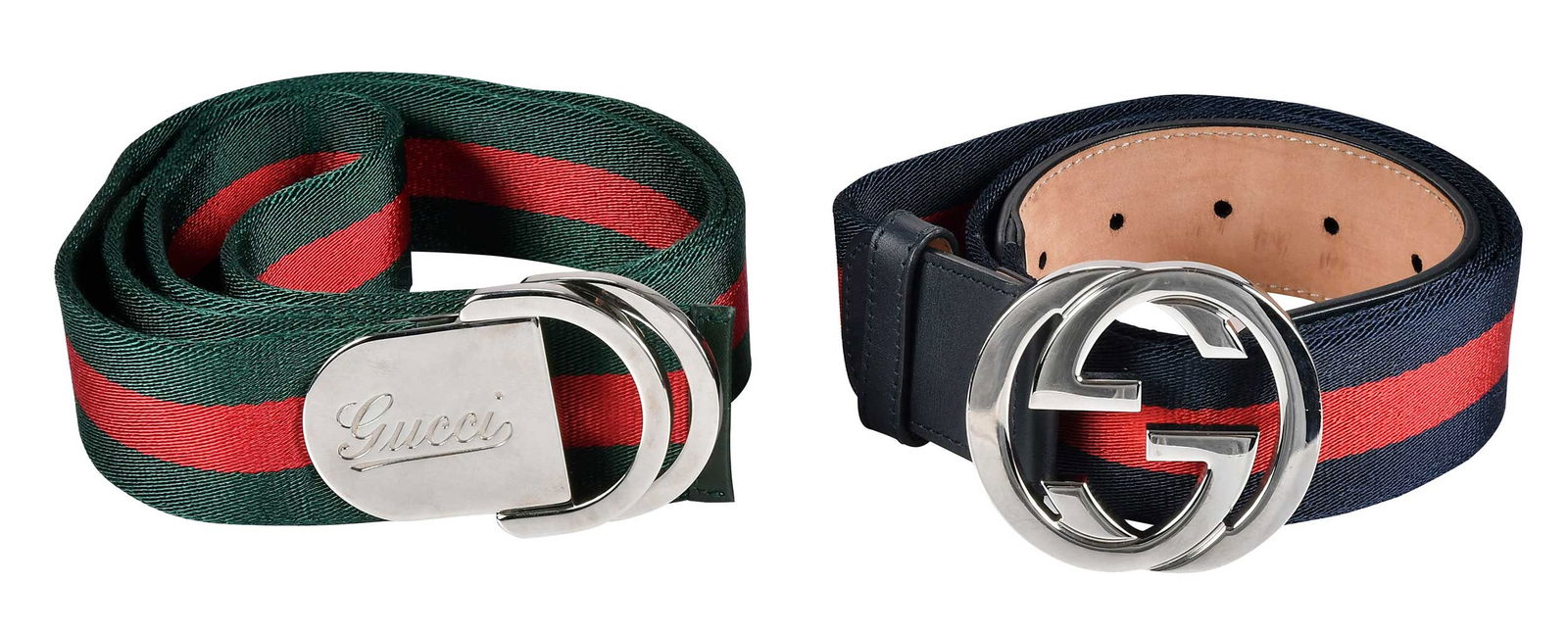 Two Gucci Web Belts (1 of 6)