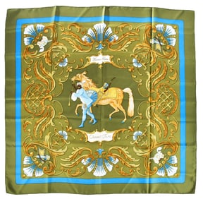 Hermes Cheval Turc Silk Scarf