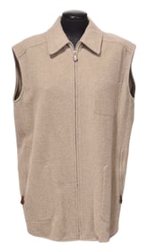 Hermes Alpaca Wool Vest