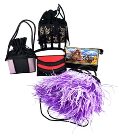Five Moo Roo Charleston Evening Handbags