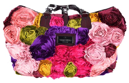 Valentino Garavani Multicolor Rosier Tote