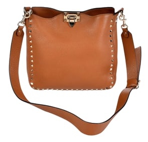 Valentino Rockstud Flip Lock Messenger Bag
