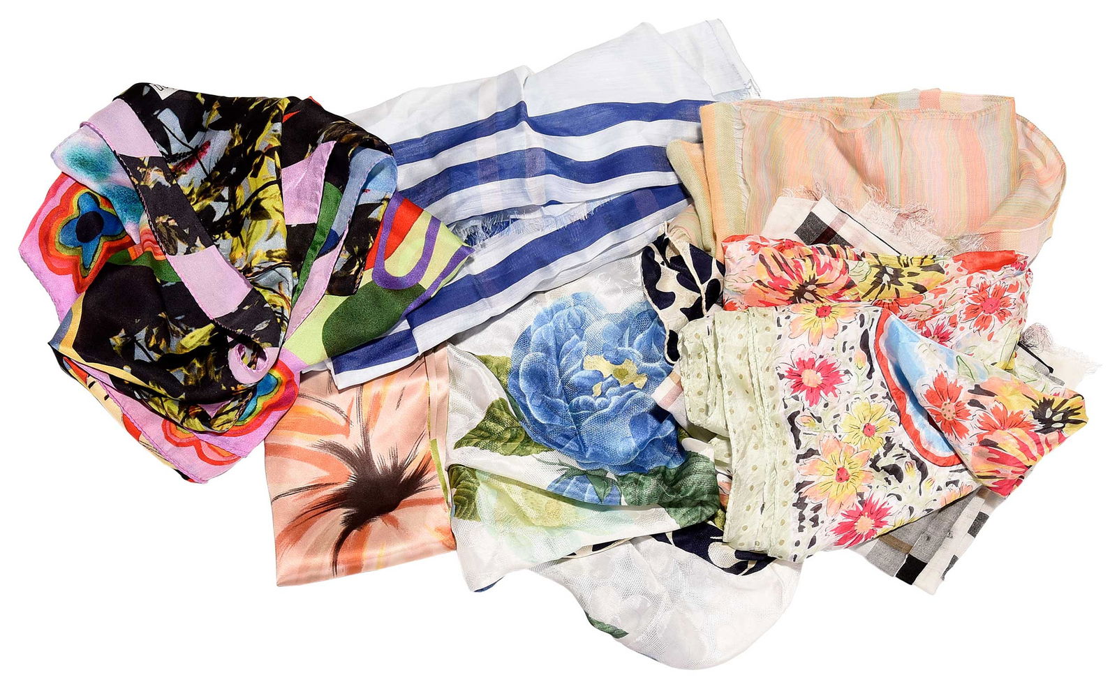 Seven Designer Scarves (1 of 15)