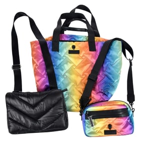 Three Designer Bags, Kurt Geiger and Caraa x Athletica