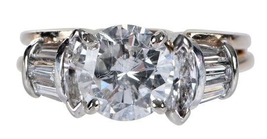 14kt. Diamond Engagement Ring - GIA