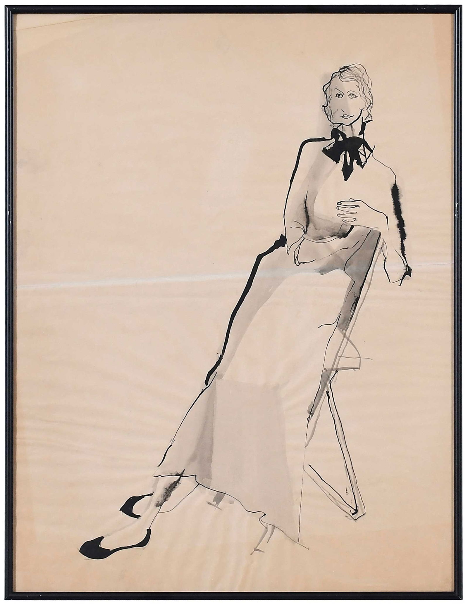 Thomas Downing, Woman in a Chair (1 of 4)