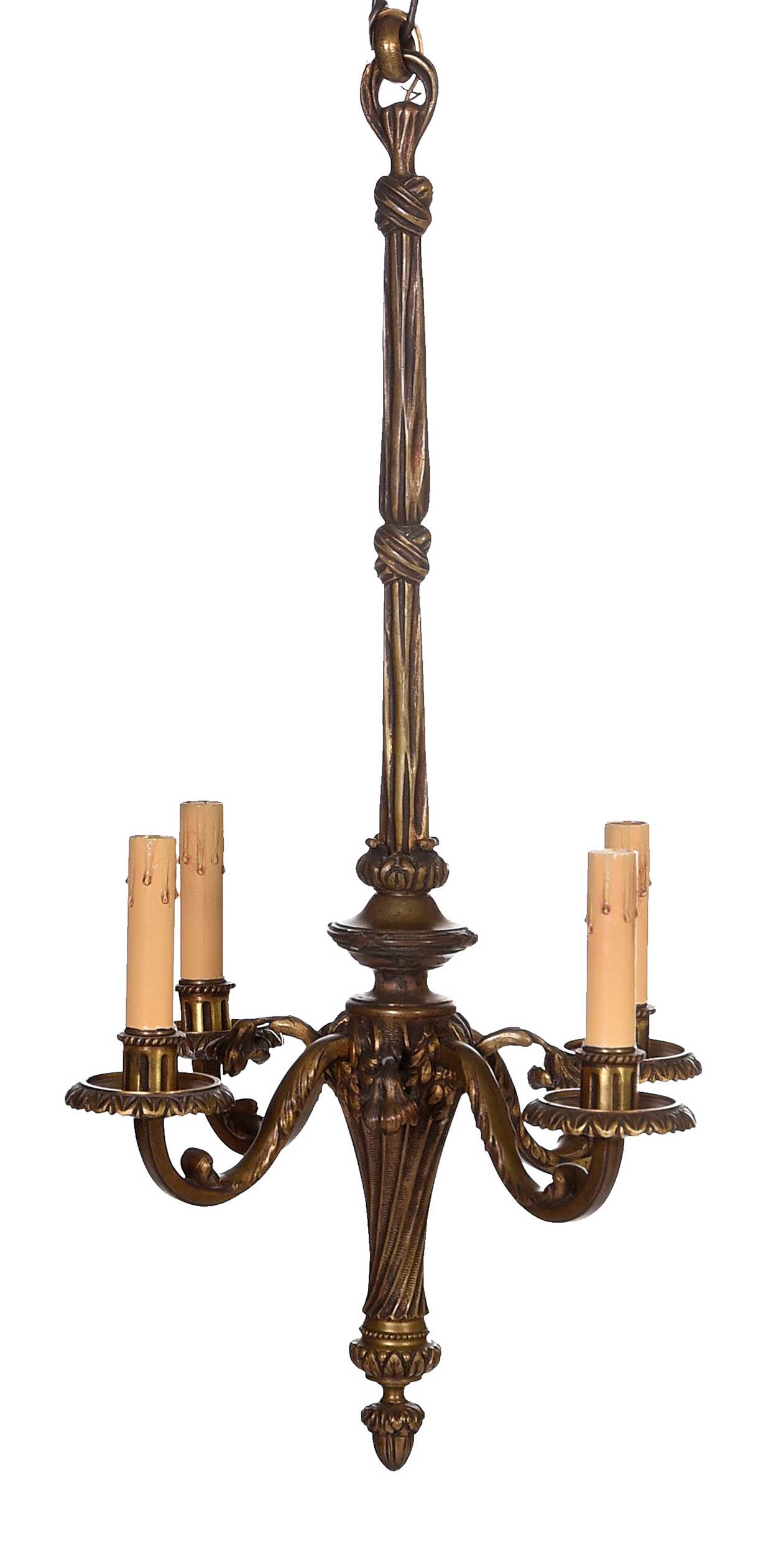 Continental Bronze Four Light Hanging Fixture (1 of 6)