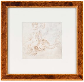 Italian School, Merman Riding a Dolphin