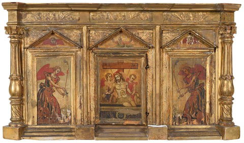 Veneto-Cretan Triptych, The Deposition from the Cross