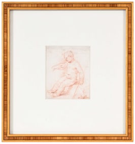 Attributed to Simone Cantarini, The Infant St. John