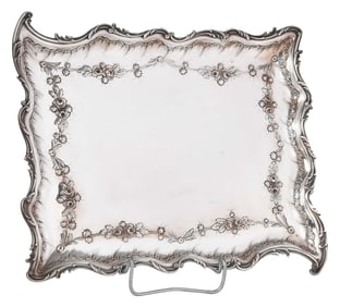 France Silver Serving Tray, Jean Francois Veyrat