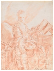 Italian-Venetian School Two-sided Drawing