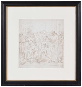 Italian School Double-Sided Drawing