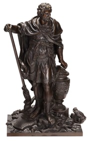 After Sebastien Slodtz, Hannibal Barca Sculpture