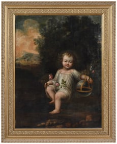 Spanish School Painting, The Infant Christ