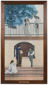 Maxfield Parrish, Whispering Gallery