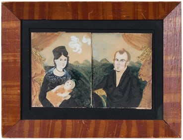 American School Folk Art Portraits