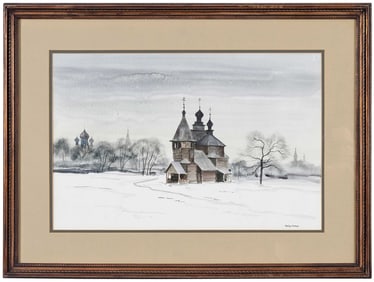 Philip Anthony Moose, Watercolor Landscape