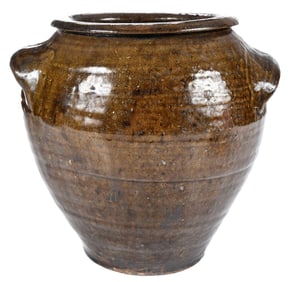 Scarce Henry Ritchie Catawba Valley North Carolina Stoneware Jar