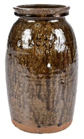 Luther Seth Ritchie Catawba Valley North Carolina Preserve Jar