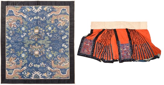 Two Chinese Silk Textiles